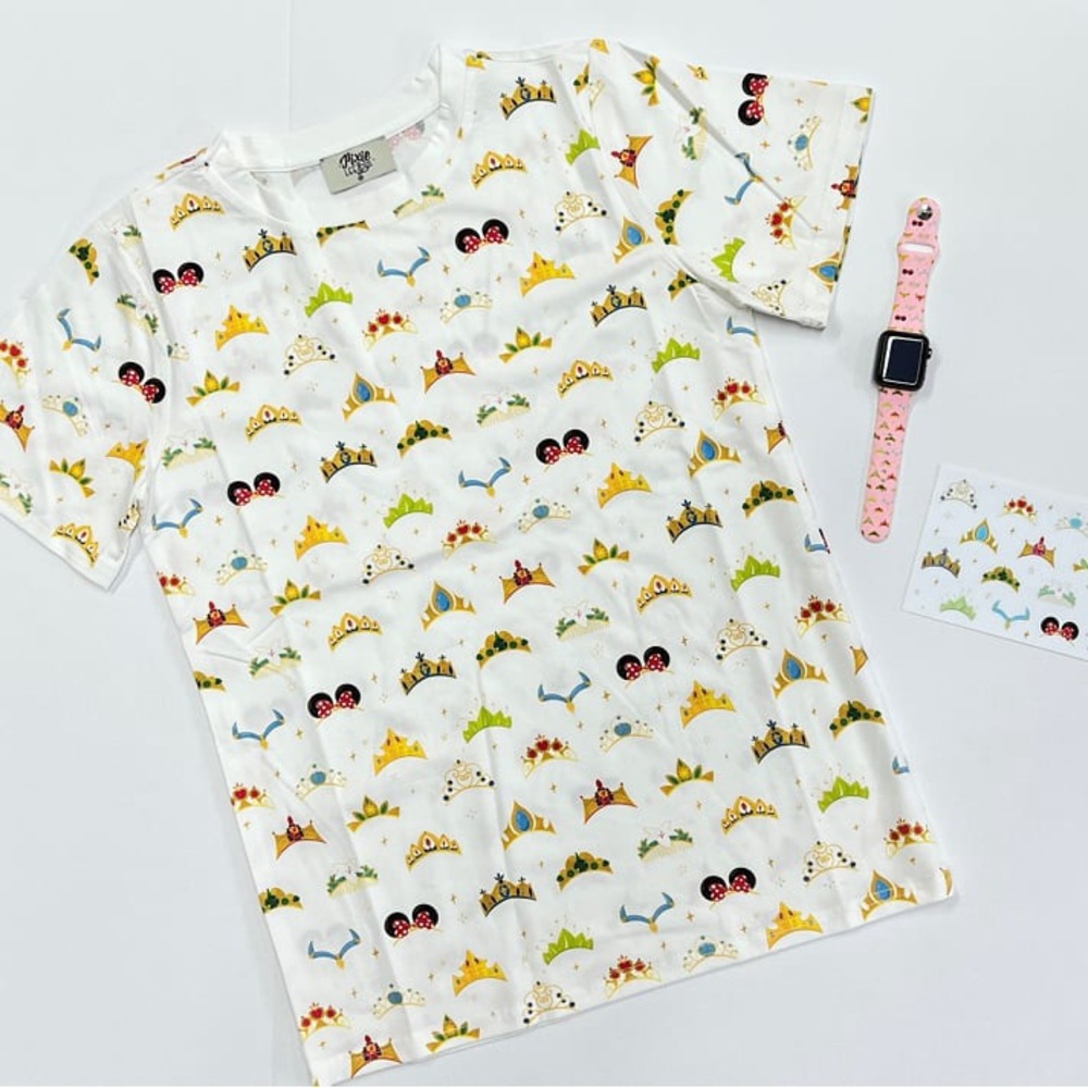Pixie Lee & Co Disney Crown tee shirt 2x